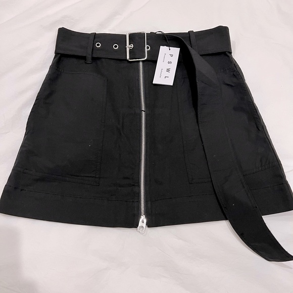 PROENZA WHITE LABEL | Belted mini skirt - Picture 2 of 7